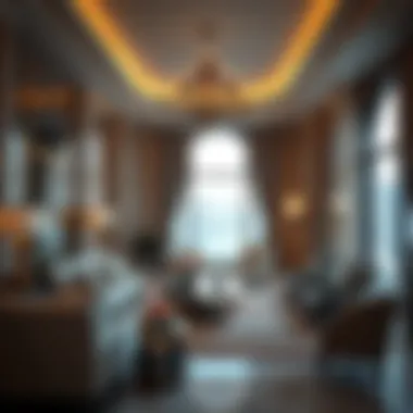 Lavish interior of a high-end apartment in Dubai