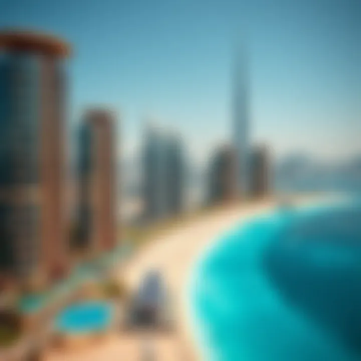 Breathtaking skyline of Dubai showcasing luxury properties