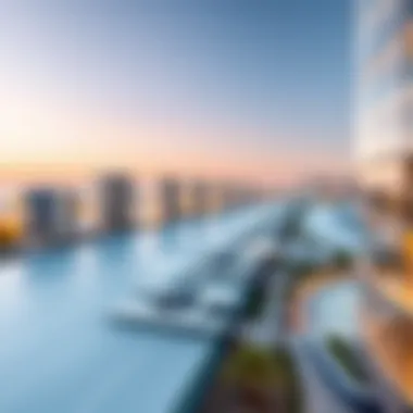 Innovative Architectural Blueprint of Emaar Beachfront Architectural design blueprint of Emaar Beachfront development