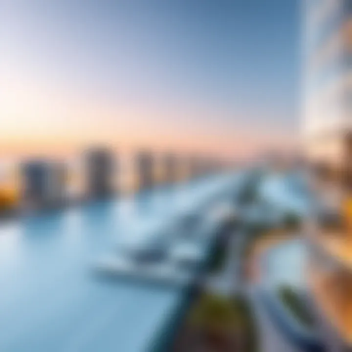 Innovative Architectural Blueprint of Emaar Beachfront Architectural design blueprint of Emaar Beachfront development