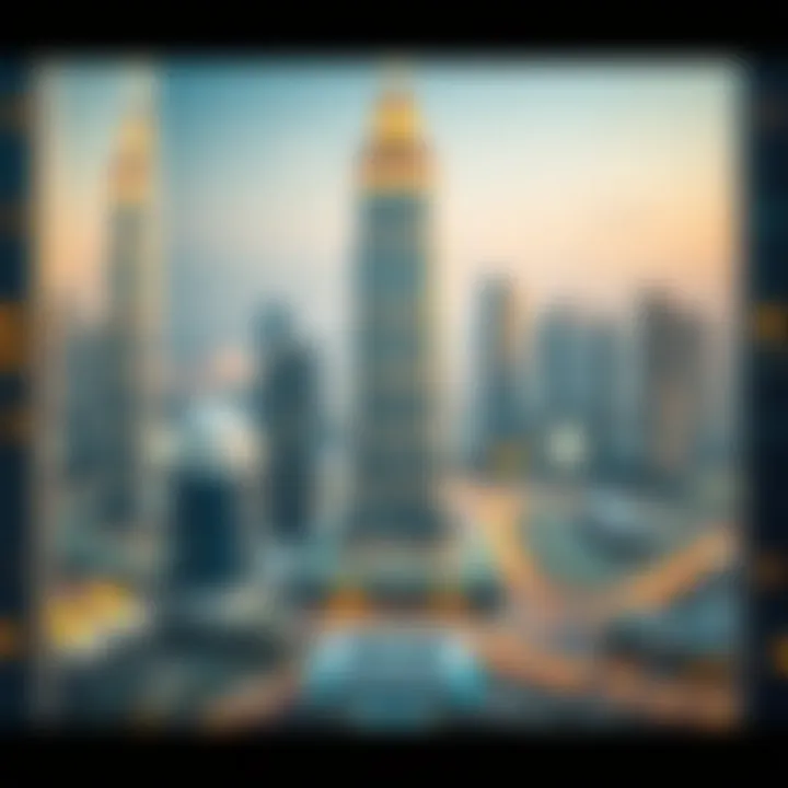 Emaar office location map highlighting prime areas in Dubai
