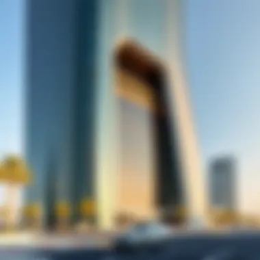 Architectural design of Emaar Square Building 3 showcasing innovative structures