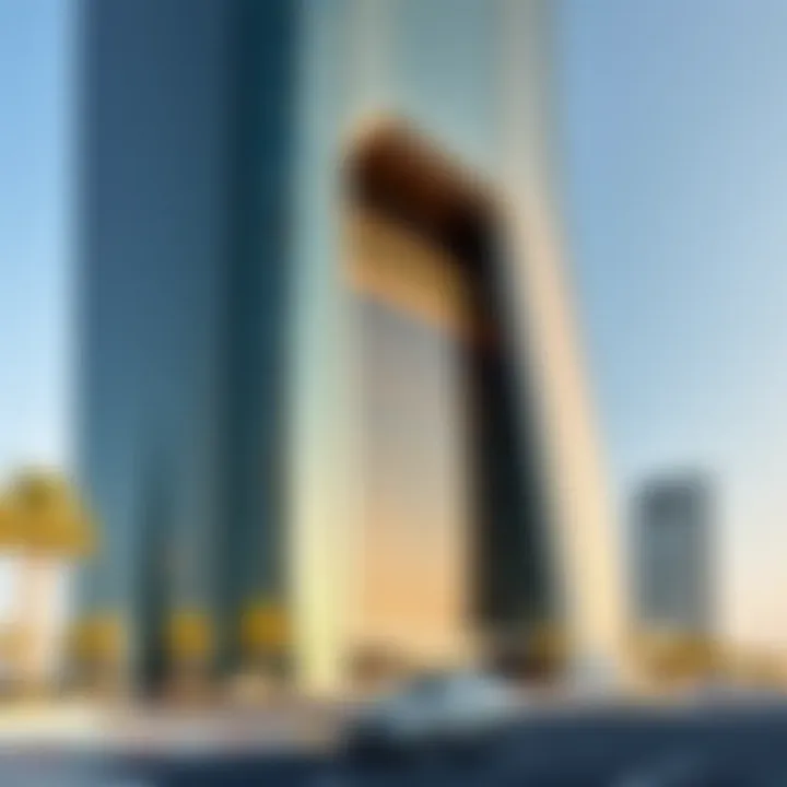 Architectural design of Emaar Square Building 3 showcasing innovative structures