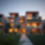 Exterior view showcasing the modern architecture of Etihad Eco Residence