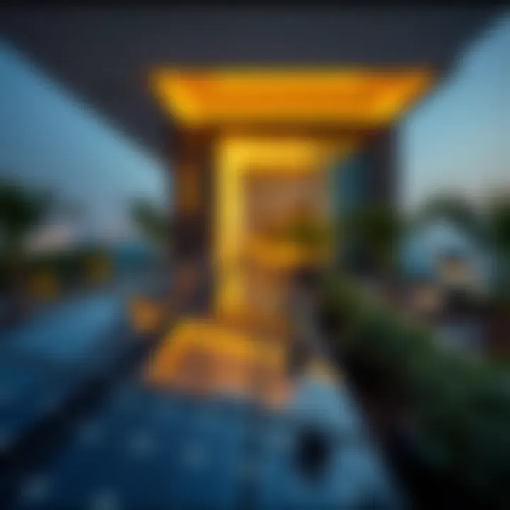 Solar panels and other sustainable technologies utilized in the residence