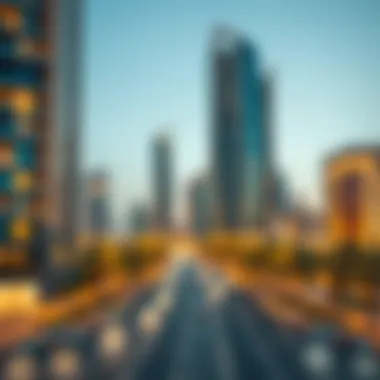 Graph depicting the growth trends in Dubai's real estate market