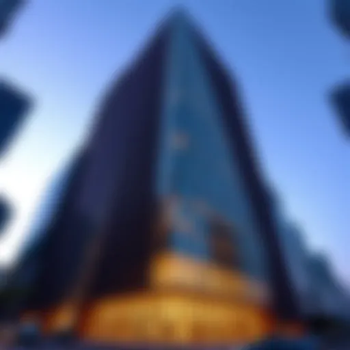 Architectural Mastery of Exchange Tower Stunning facade of Exchange Tower showcasing modern architecture