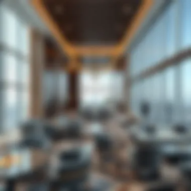 Interior design of Exchange Tower highlighting luxurious office spaces