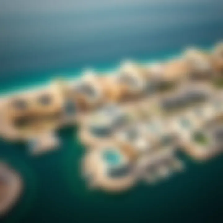 Aerial Overview of Waterfront Developments Aerial view of key waterfront projects