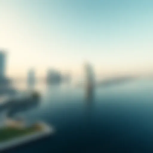 Stunning waterfront view of Abu Dhabi