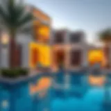 Stunning architectural design of Al Ain Oasis Villas showcasing modern elegance