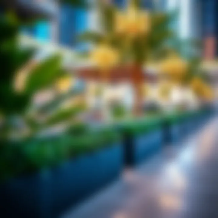 Surroundings of Al Barsha Twin Towers featuring nearby amenities