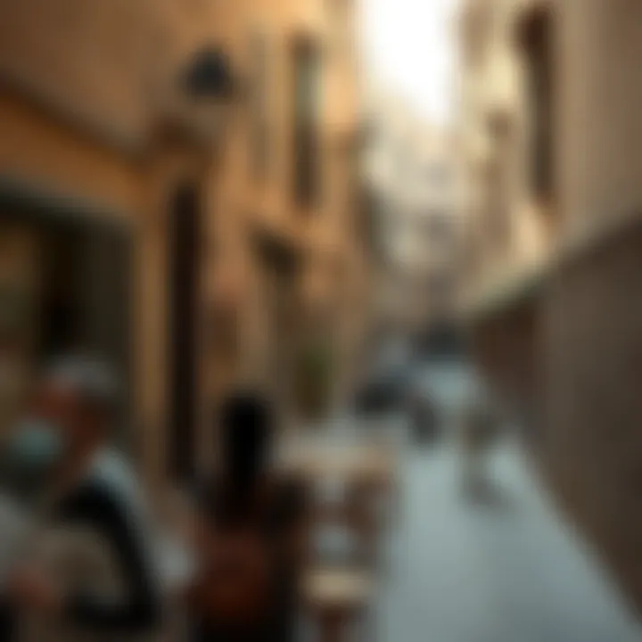 Visitors enjoying the historic ambiance of Al Fahidi's narrow alleys