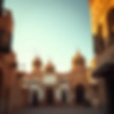 Traditional architecture in Al Fahidi Historical Neighbourhood showcasing wind towers