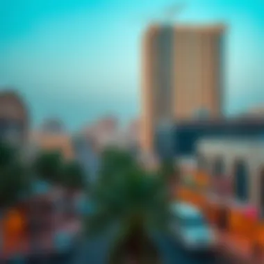 Panoramic View of Al Saada Street Panoramic view of Al Saada Street highlighting its significance in Dubai's landscape