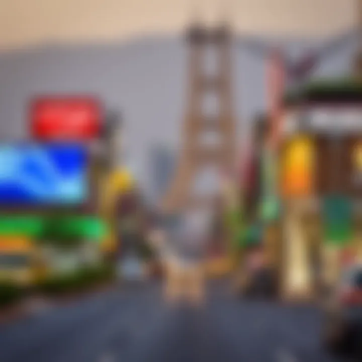 Commercial establishments on Al Sufouh Road