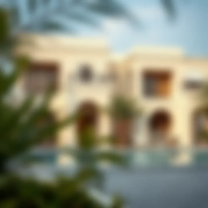 Luxurious Exterior of Al Zahia Villas Luxurious exterior view of Al Zahia villas