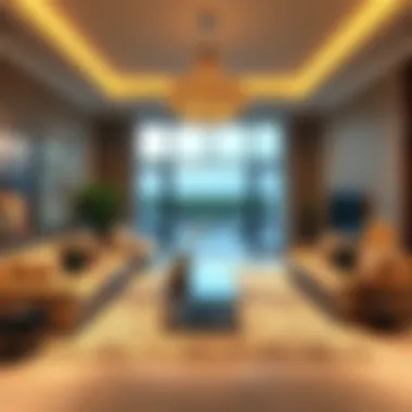 Stylish Living Room in Al Zahia Villas Modern living room interior of a villa