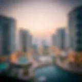 A panoramic view of Aldar Real Estate projects in Abu Dhabi