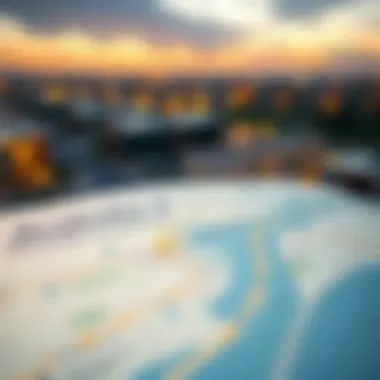 Map highlighting the strategic location of Arabella 2 within Mudon and surrounding areas