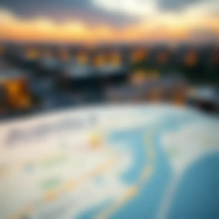 Map highlighting the strategic location of Arabella 2 within Mudon and surrounding areas