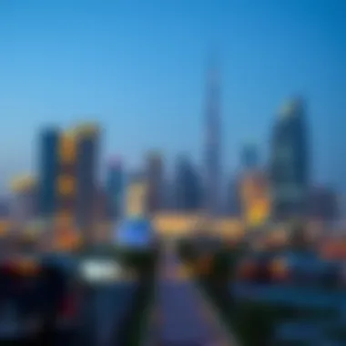 A stunning skyline view of Dubai featuring Azizi's architectural contributions