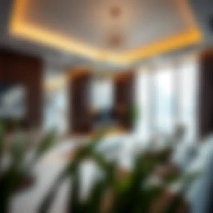 A modern interior showcasing luxury apartments by Azizi Developers