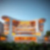 Stunning exterior view of Azizi Mina showcasing its modern architectural design