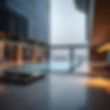 Amenities available at Baccarat Residences including a pool and fitness center