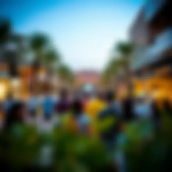 An engaging community event taking place at الباهية مول