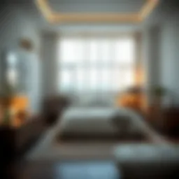 Cozy bedroom setup illustrating bed space living