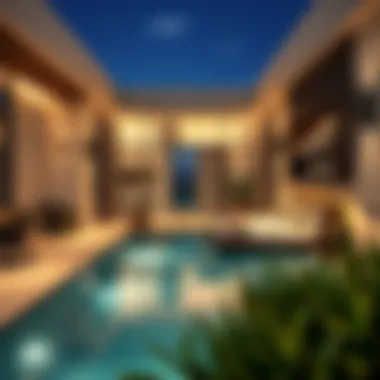 Modern amenities in Satwa Villa accommodations