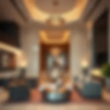 Luxurious apartment interior reflecting high-end design