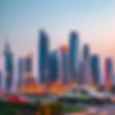 Stunning skyline of Bella Dubai showcasing modern architecture