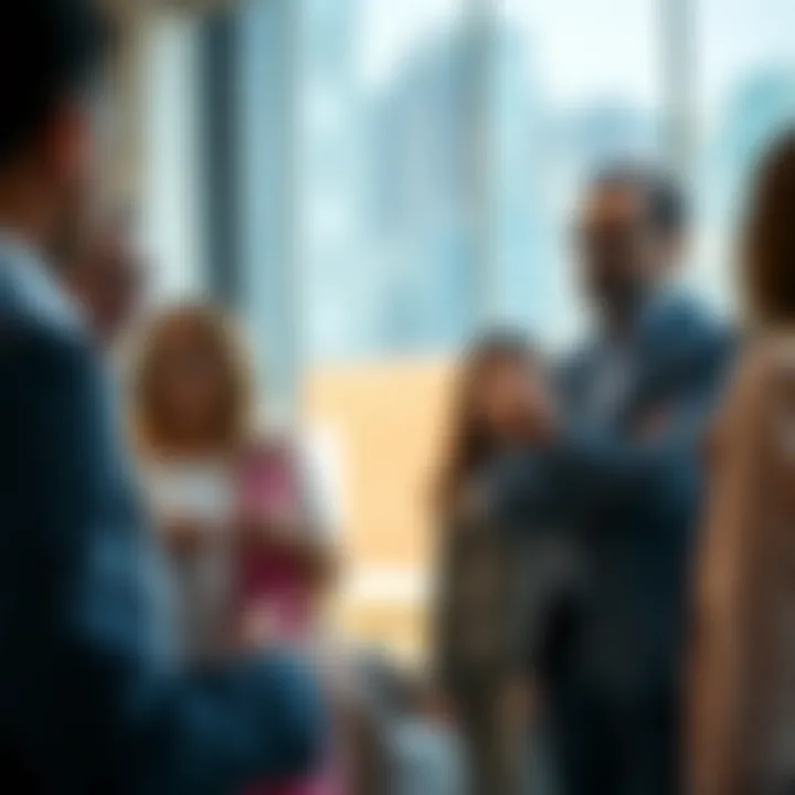 Investors discussing real estate opportunities