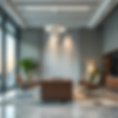 A Glimpse Inside a Leading Real Estate Office in Dubai Modern real estate office in Dubai