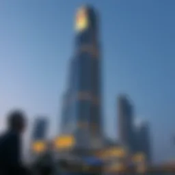 Stunning view of Bin Kamil Tower showcasing its architectural brilliance