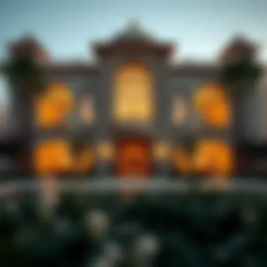 Elegant architectural design of a بنت هاوس in Dubai