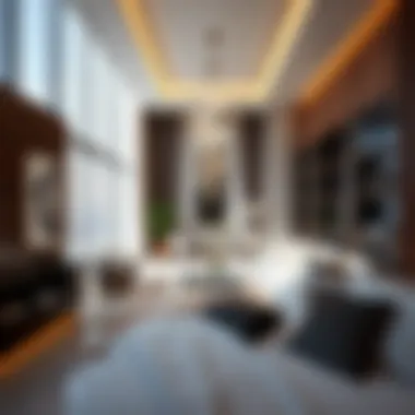 Luxurious interior of a بنت هاوس showcasing modern design