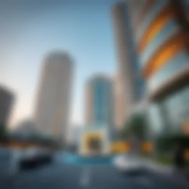 Architectural Marvel of البوليفارد دبي Stunning architectural design of البوليفارد دبي showcasing modern aesthetics