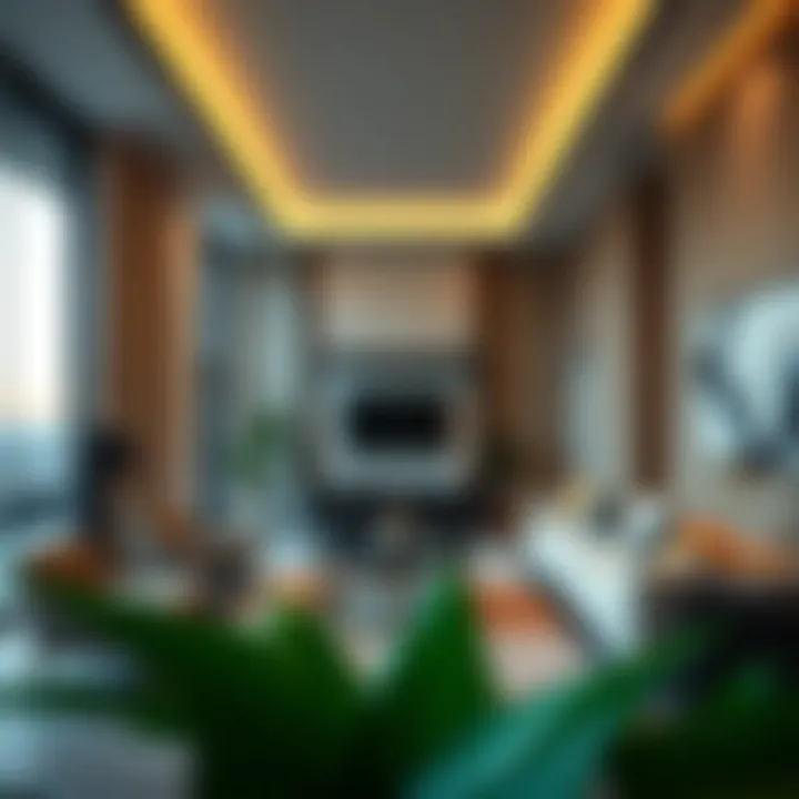 A beautifully designed interior space within Boulevard Point, emphasizing modern living.