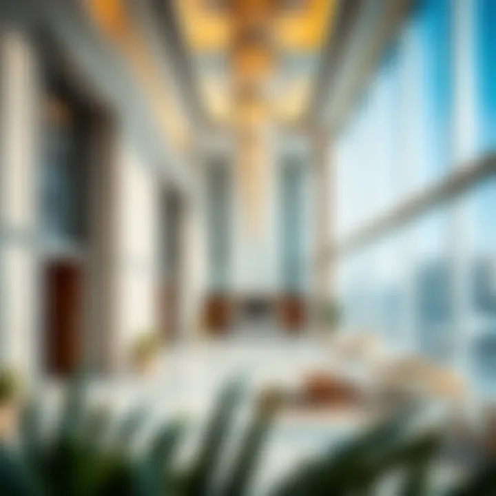 Interior View of Building K1 Interior view illustrating the modern design and luxurious finish of Building K1