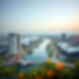 Panoramic view of Creek Vista showcasing the innovative architecture