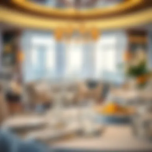 Luxurious Dining Experience in Dubai Luxurious dining setup with fine tableware