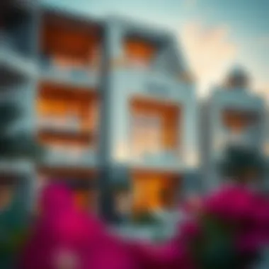 Luxurious exterior view of Damac Maison Bays Edge