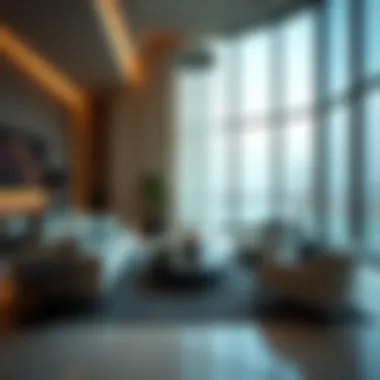 Stylish interior showcasing modern design at Damac Maison Bays Edge