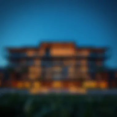 Stunning architectural view of Damac Voleo showcasing modern design