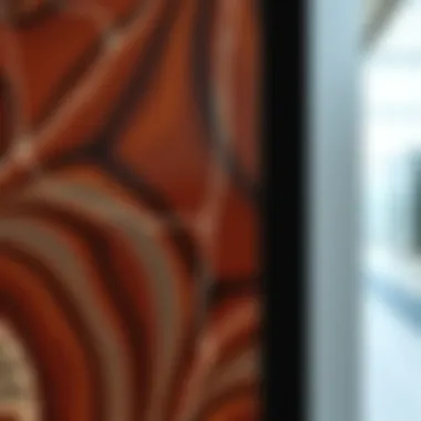 Detail of premium materials used in Damac Voleo's construction