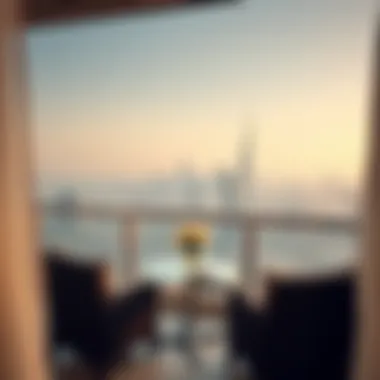 Breathtaking Views from Deluxe Holiday Homes Panoramic view of Dubai skyline from a holiday home balcony