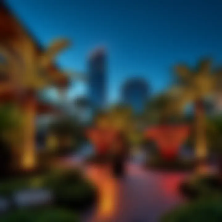 Sustainable practices displayed within the garden environment